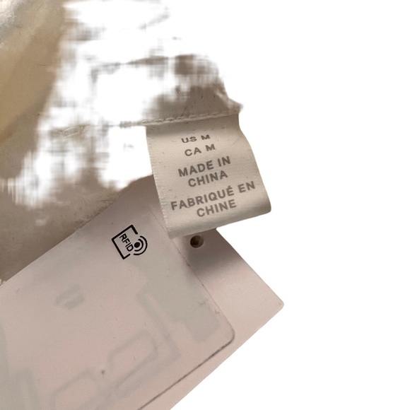 NWT H&M white acrylic sweater with rhinestone buttons - Picture 5 of 5